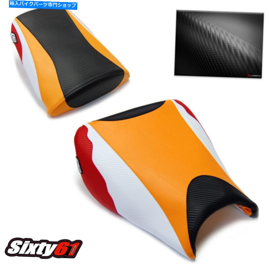 Seats ホンダCBR 1000RRシートカバー2004 2005 2006 2007オレンジCBR1000RRルイモト Honda CBR 1000RR Seat Covers 2004 2005 2006 2007 Orange CBR1000RR Luimoto【並行輸入品】
