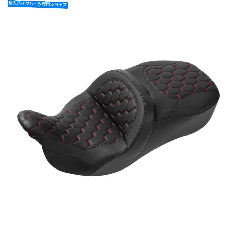 Seats ハーレーツーリングエレクトラトライグライド2009-2022に適した黒いドライバーの助手席 Black Driver Passenger Seat Fit For Harley Touring Electra Tri Glide 2009-2022【並行輸入品】｜Us Custom Parts Shop USDM