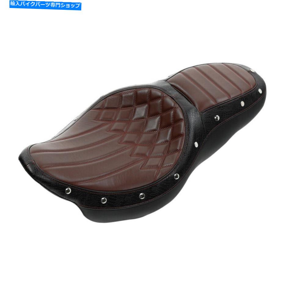 Seats ハーレーデイビッドソンツーリングロードキンググライド2009-2022に適したドライバーの助手席 Driver Passenger Seat Fit For Harley Davidson Touring Road King Glide 2009-2022【並行輸入品】