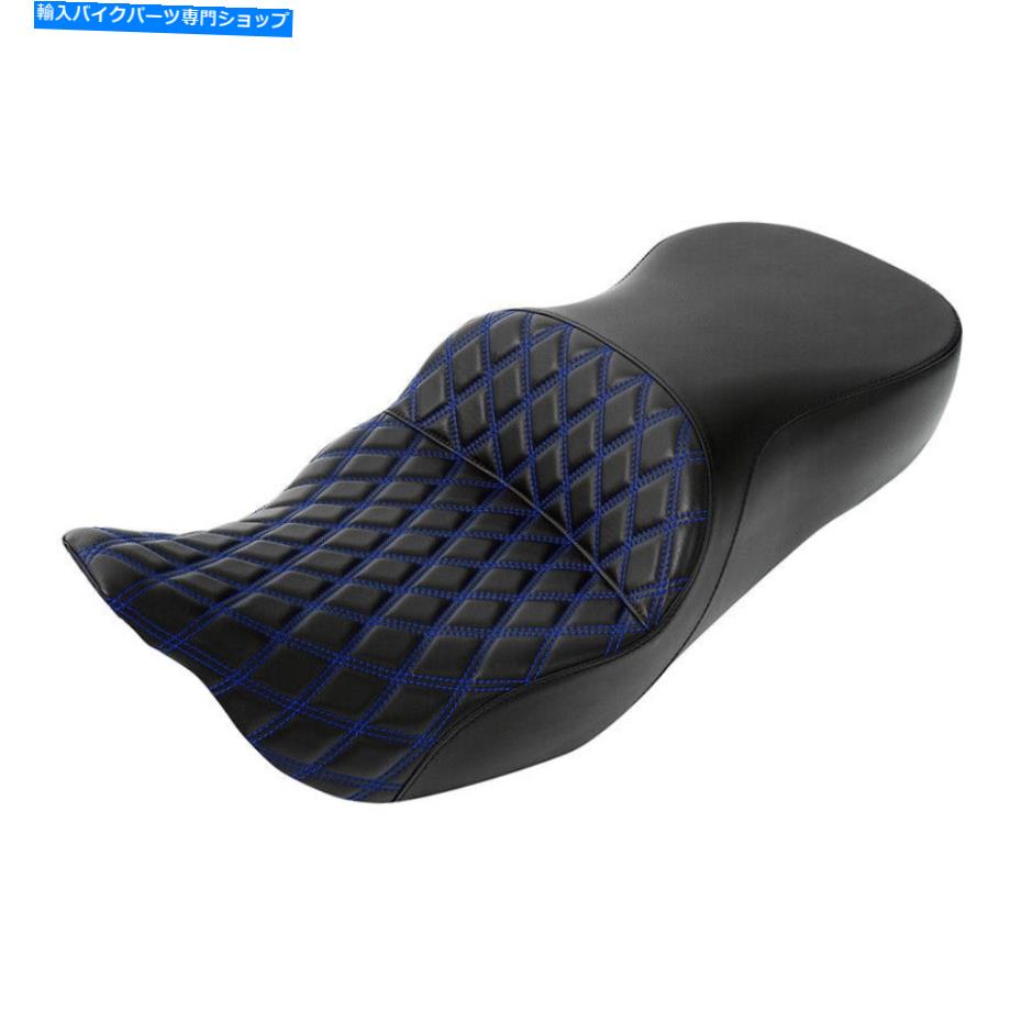 Seats ハーレーツーリングエレクトラストリートグライド2009-2022 2019年のドライバー助手席 Driver Passenger Seat Fit For Harley Touring Electra Street Glide 2009-2022 2019【並行輸入品】