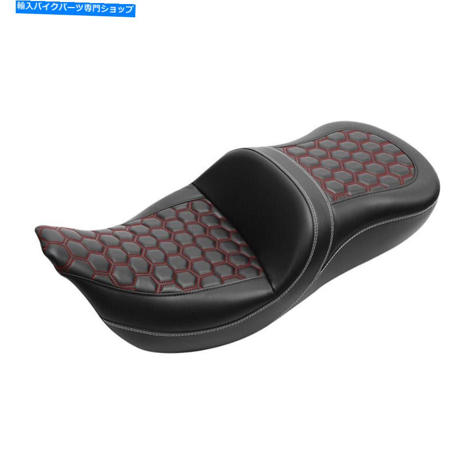Seats ハーレーツーリングエレクトラグライド2009-2022に適したドライバー助手席のピリオン Driver Passenger Seat Pillion Fit For Harley Touring Electra Glide 2009-2022【並行輸入品】
