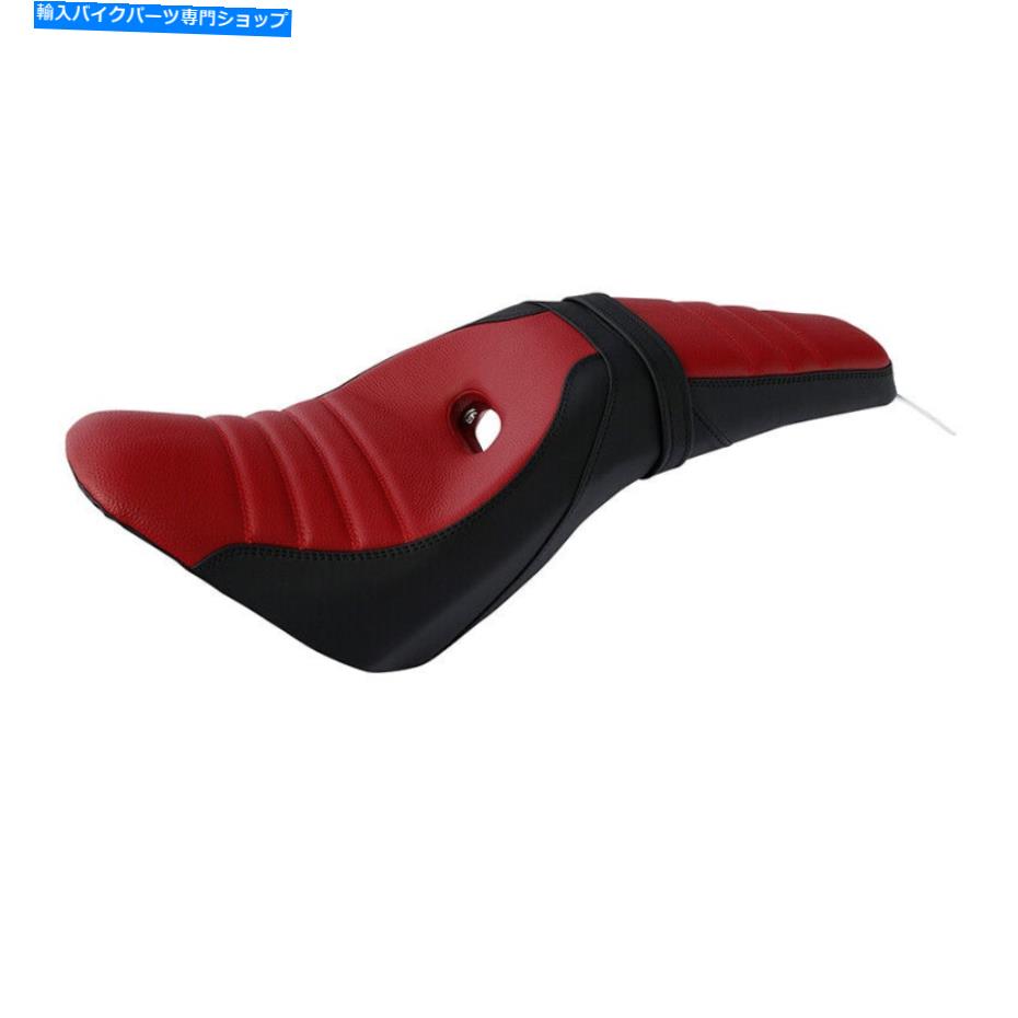 Seats インディアンスカウトにふさわしいブラックレッドドライバーライダーの助手席2016-2023 2022 Black Red Driver Rider Passenger Seat Fit For Indian Scout Sixty 2016-2023 2022【並行輸入品】