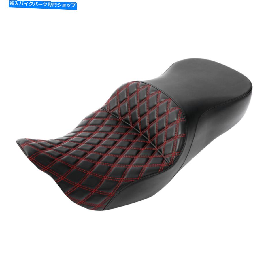Seats ハーレーツーリングストリートグライド2009-2022 2019年のドライバーライダーの助手席 Driver Rider Passenger Seat Fit For Harley Touring Street Glide 2009-2022 2019【並行輸入品】