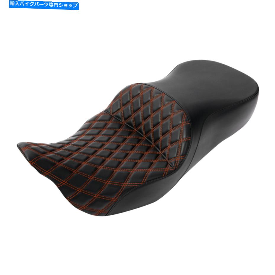 Seats ハーレーツーリングストリートロードキンググライド2009-2022 21に適したドライバーの助手席 Driver Passenger Seat Fit For Harley Touring Street Road King Glide 2009-2022 21【並行輸入品】