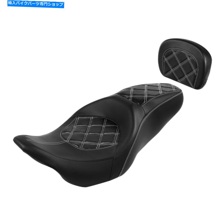 Seats ハーレーツアーエレクトラグライド2009-2023に適したドライバーと助手席リアパッド Driver & Passenger Seat Rear Pad Fit For Harley Touring Electra Glide 2009-2023【並行輸入品】｜Us Custom Parts Shop USDM
