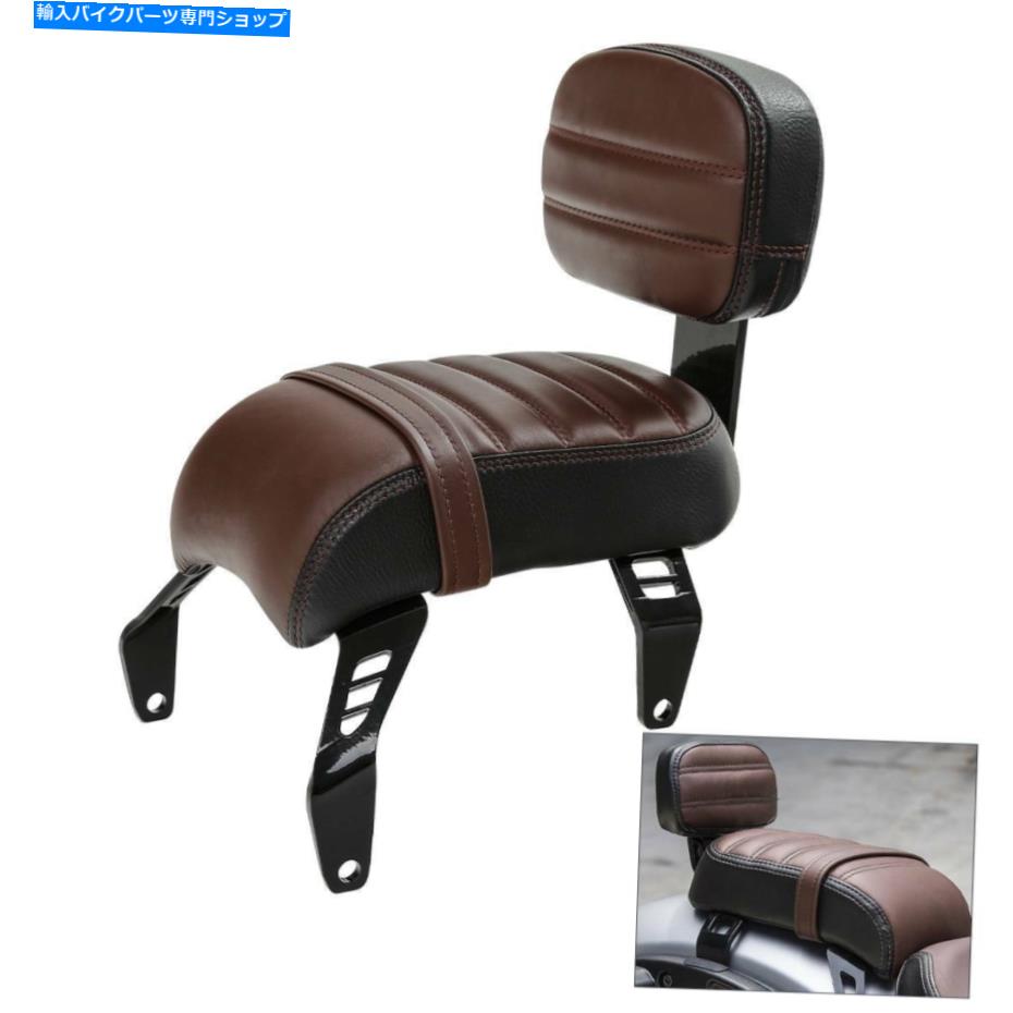 Seats インディアンスカウトのボッバにフィットする茶色の黒い助手席のバックレストとブラケット Brown Black Passenger Seat Backrest & Bracket Fit for Indian Scout Bobber 18-23【並行輸入品】｜Us Custom Parts Shop USDM