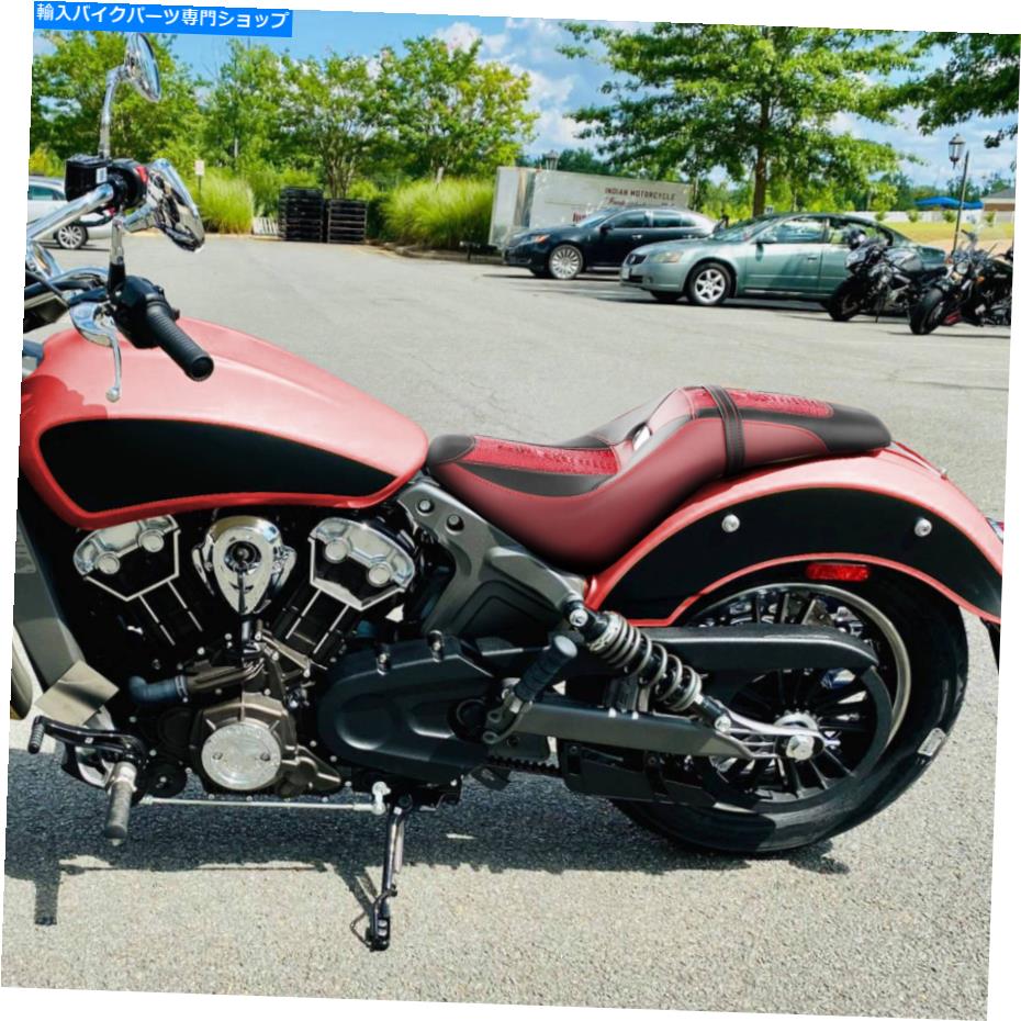 Seats PUレザーライダードライバーの旅客席インディアンスカウト60 2016-2022 2021に適しています PU Leather Rider Driver Passenger Seat Fit For Indian Scout Sixty 2016-2022 2021【並行輸入品】|Us Custom Parts Shop USDM