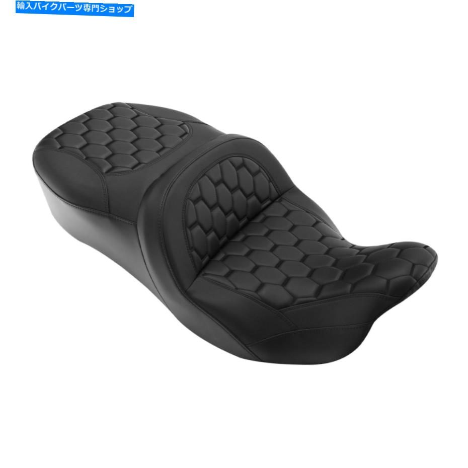 Seats ハーレーストリートグライド/トライグライド2009-laterに適合するブラックドライバーの助手席 Black Driver Passenger Seat Fits For Harley Street Glide/ Tri Glide 2009-later【並行輸入品】｜Us Custom Parts Shop USDM