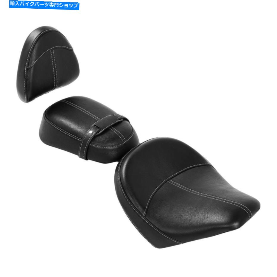Seats インディアンスカウトに適したバックレスト付きライダードライバーの助手席2016-2022 18 Rider Driver Passenger Seat w/ Backrest Fit For Indian Scout Sixty 2016-2022 18【並行輸入品】