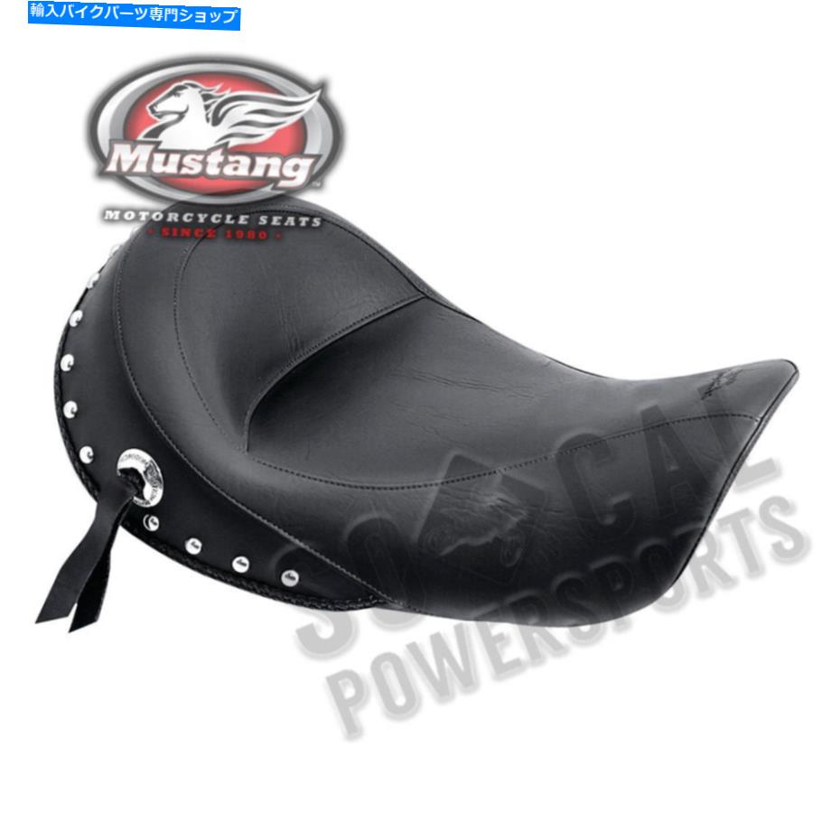Seats 2006年から2011年のマスタングソロスタッズフロントシートハーレーデビッドソンダイナ76106 Mustang Solo Studded Front Seat for 2006-2011 Harley Davidson Dyna 76106【並行輸入品】｜Us Custom Parts Shop USDM