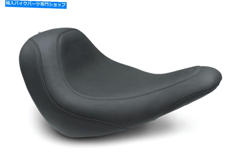Seats マスタング調整可能なブラックワイドトリッパーソロフロントシート付きドライバーバックレスト75063 Mustang Adjustable Black Wide Tripper Solo Front Seat W/O Driver Backrest 75063【並行輸入品】