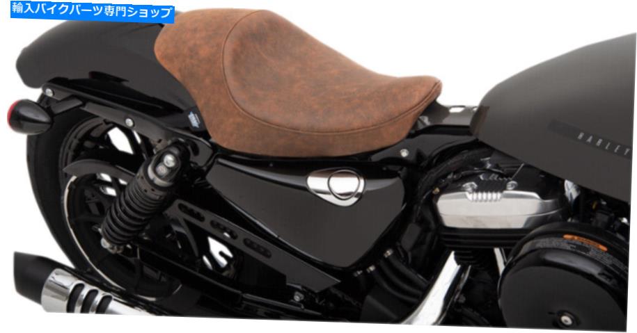 Seats ドラッグスペシャリティ3/4ソロシート苦しんでいるブラウンレザー04-19 XLモデルハーレー Drag Specialties 3/4 Solo Seat Distressed Brown Leather 04-19 XL Models Harley【並行輸入品】
