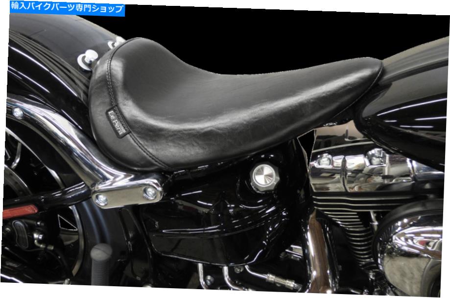 Seats ルペラベアボーンハーレーLKB-007用の滑らかなトップグレードのビニールソロシート Le Pera Bare Bones Smooth Top-Grade Vinyl Solo Seat for Harley LKB-007【並行輸入品】