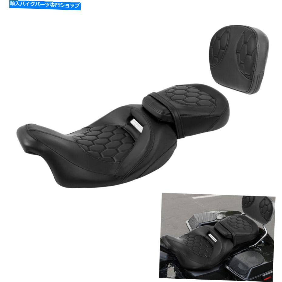 Seats ハーレーロードキングストリートグライドに適したドライバー助手席シシーバーパッド09-21 Driver Passenger Seat Sissy Bar Pad Fit For Harley Road King Street Glide 09-21【並行輸入品】｜Us Custom Parts Shop USDM