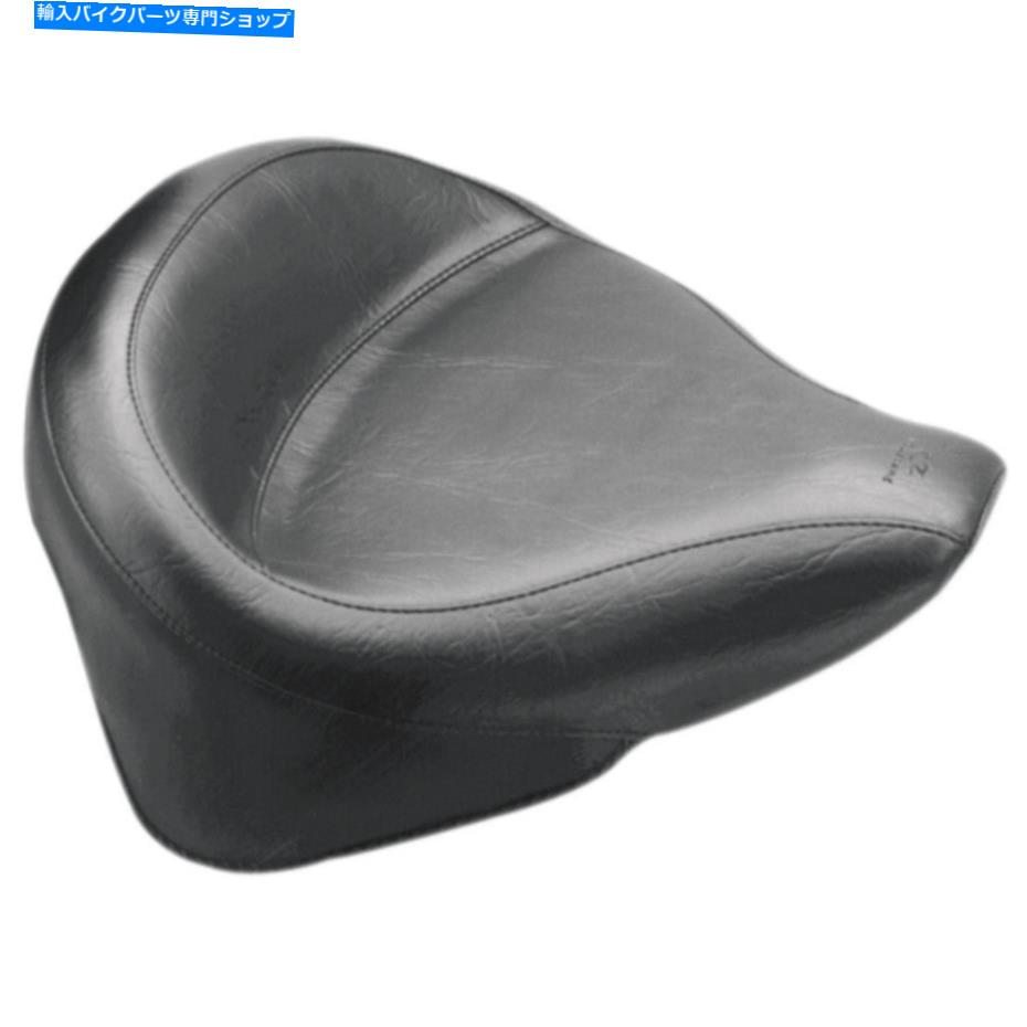 Seats マスタングワイドビンテージソロシート-FLST '08 -'17(黒)76181 Mustang Wide Vintage Solo Seat - FLST '08-'17 (Black) 76181【並行輸入品】|Us Custom Parts Shop USDM