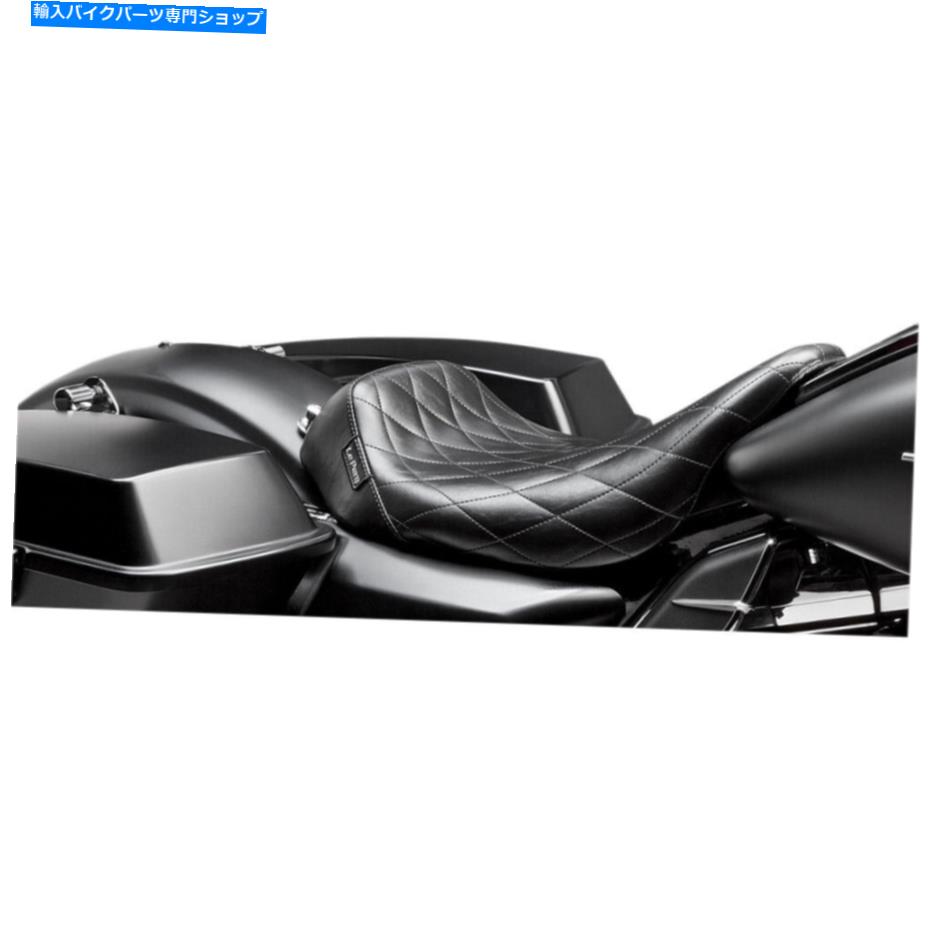 Seats Le Pera Bare Bones Solo Seat -Diamond -FLHT '08+（Black）LK -005DM Le Pera Bare Bones Solo Seat - Diamond - FLHT '08+ (Black) LK-005DM【並行輸入品】