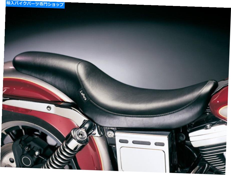 Seats le pera lepera silhouette滑らかなビニールフルレングスシートハーレー1991-95 dyna fxd Le Pera LePera Silhouette Smooth Vinyl Full Length Seat Harley 1991-95 Dyna FXD【並行輸入品】