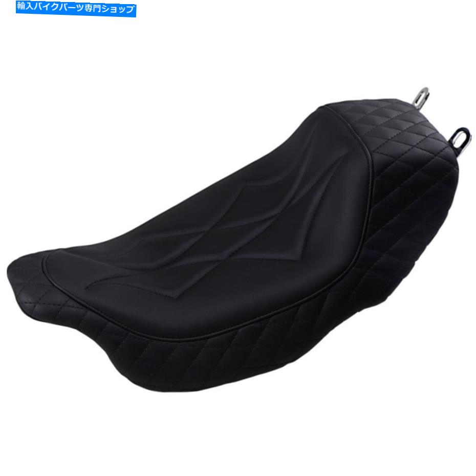 Seats マスタングリビアソロシート - ダイヤモンド（ブラック）75130 Mustang Revere Solo Seat - Diamond (Black) 75130【並行輸入品】