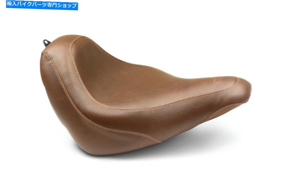 Seats マスタングブラウンワイドトリッパーソロフロントドライバーシートハーレーソフトアイルストリートボブ18+ Mustang Brown Wide Tripper Solo Front Driver Seat Harley Softail Street Bob 18+【並行輸入品】|Us Custom Parts Shop USDM