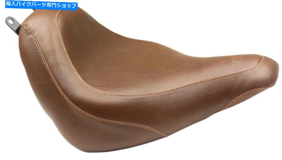 Seats トリッパースムーズワイドブラウンソロシートマスタング83002 for 18-21 HD fldeflhc Tripper Smooth Wide Brown Solo Seat Mustang 83002 For 18-21 HD FLDE FLHC【並行輸入品】