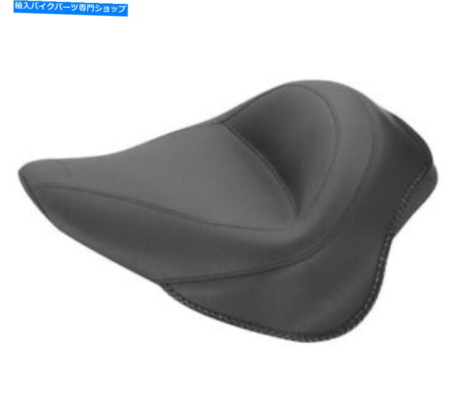 Seats 12-17ハーレーFLS 11-13 FXSのためのワイドスムーズビニールソロシートマスタング76752 Wide Smooth Vinyl Solo Seat Mustang 76752 For 12-17 Harley FLS 11-13 FXS【並行輸入品】