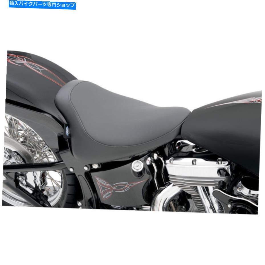 Seats 2000年から2016年のハーレーソフトエールモデルのためのドラッグスペシャリティスムーズソロシート Drag Specialties Smooth Solo Seat for 2000-2016 Harley Softail Models【並行輸入品】