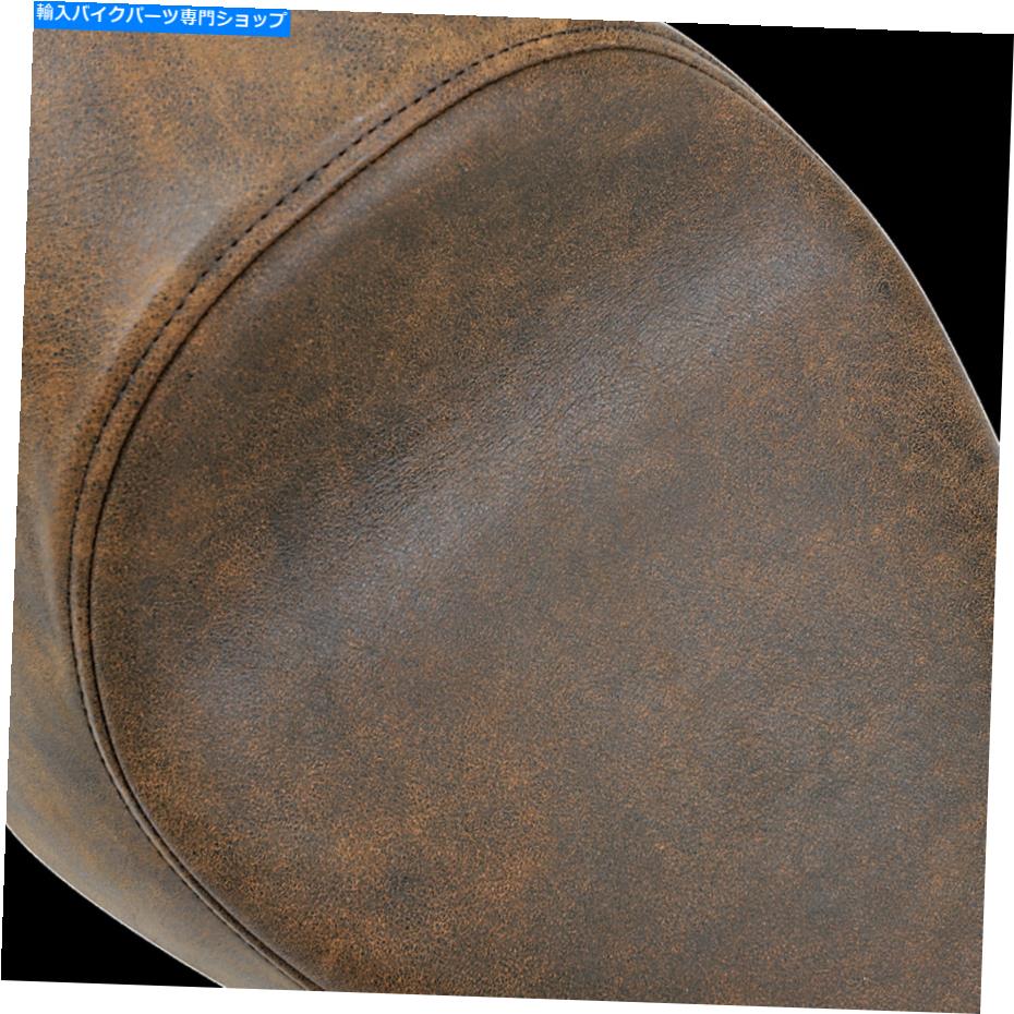 Seats DSブラウンレザーハーレーダビッドソン鉄883 2009-2016用のブラウンレザースムースソロシート DS Brown Leather Smooth Low Solo Seat for Harley-Davidson Iron 883 2009-2016【並行輸入品】