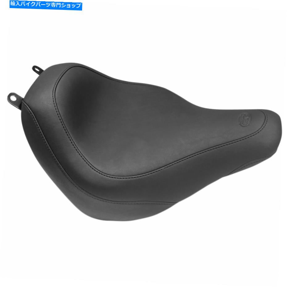 Seats マスタングオートバイ製品ワイドトリッパーソロシート-FLHCブラック75882 MUSTANG MOTORCYCLE PRODUCTS WIDE TRIPPER SOLO SEAT - FLHC BLACK 75882【並行輸入品】