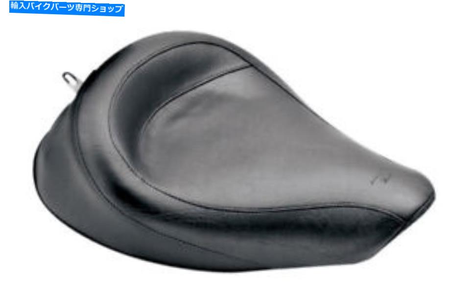 Seats 06-17ハーレーFXDのためのプレーンビニールソロシートブラックフォームマスタング76107 Plain Vinyl Solo Seat Black Foam Mustang 76107 For 06-17 Harley FXD【並行輸入品】
