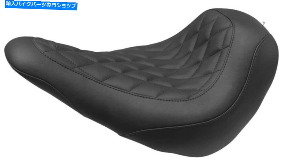 Seats マスタングワイドトリッパーソロシートダイヤモンドステッチ83044 Mustang Wide Tripper Solo Seat Diamond Stitch 83044【並行輸入品】