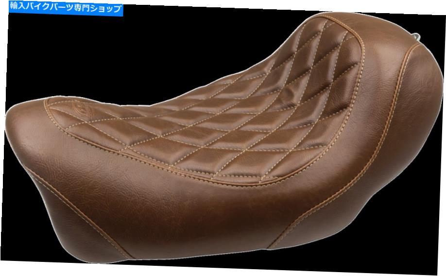 Seats マスタングワイドトリッパーソロシートブラウンダイヤモンド75043 Mustang Wide Tripper Solo Seat Brown Diamond 75043【並行輸入品】|Us Custom Parts Shop USDM