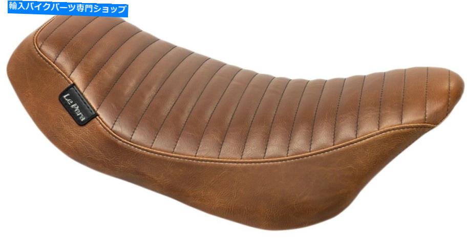 Seats ストリーカープリーツビニールソロシートブラウンLK-357PTTDVの08-20ハーレーFLH FLT Streaker Pleated Vinyl Solo Seat Brown LK-357PTTDV For 08-20 Harley FLH FLT【並行輸入品】|Us Custom Parts Shop USDM