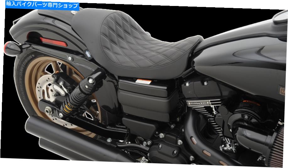 Seats ドラッグスペシャルティー0803-0543 3/4ソロシート10 1/2 "Wブラックダイヤモンドステッチ Drag Specialties 0803-0543 3/4 Solo Seats 10 1/2" W Black Diamond Stitch【並行輸入品】｜Us Custom Parts Shop USDM