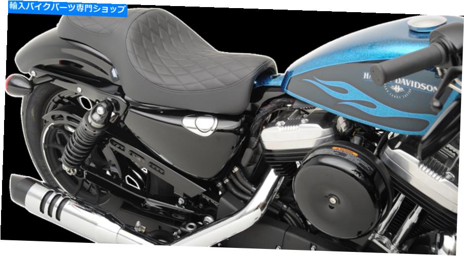 Seats ドラッグスペシャルズカバラロ2アップシートダイヤモンドハーレーXLスポーツスター04-18 DRAG SPECIALTIES Caballaro 2 Up Seat Diamond HARLEY XL Sportster 04-18【並行輸入品】｜Us Custom Parts Shop USDM