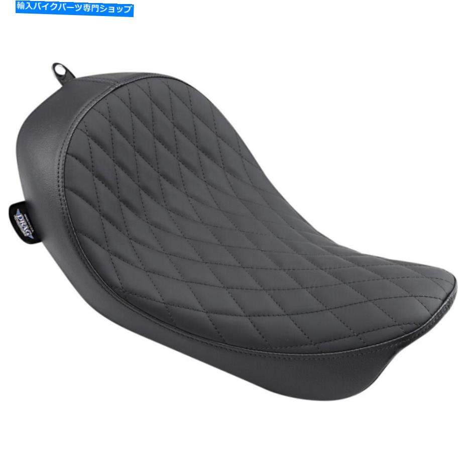 Seats ドラッグスペシャルズローソロシート - ダブルダイヤモンド-FXD（ブラック）0803-0547 Drag Specialties Low Solo Seat - Double Diamond - FXD (Black) 0803-0547【並行輸入品】｜Us Custom Parts Shop USDM