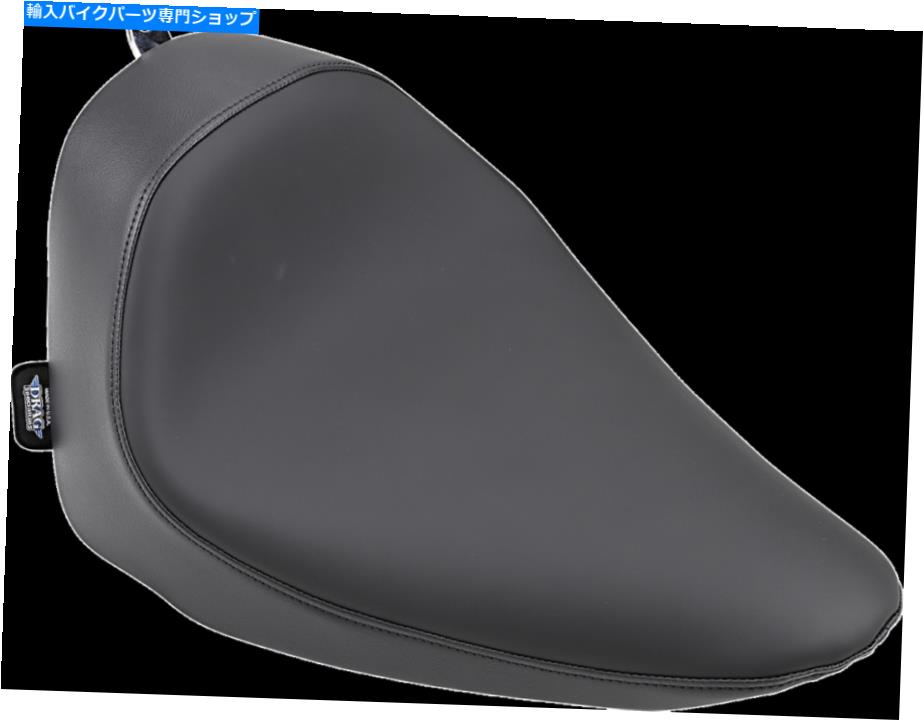 Seats Harley-Davidson Softail 2012-2017用のDSブラックレザービニール低ソロシート DS Black Leather Vinyl Low Solo Seat for Harley-Davidson Softail 2012-2017【並行輸入品】
