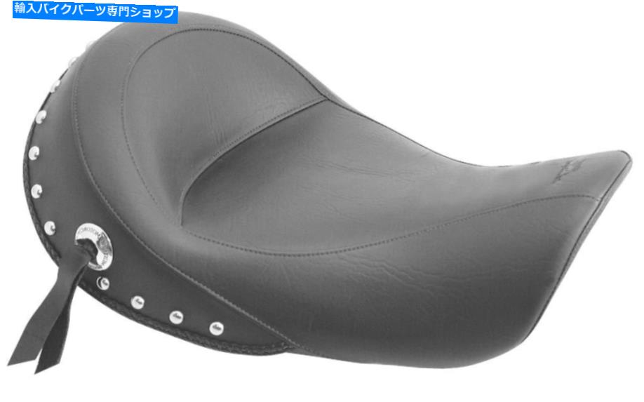 Seats ハーレーFXDWGダイナワイドグライド2007-2008,2010-2015ソロシートW/Chr Studs Mustang Harley FXDWG Dyna Wide Glide 2007-2008,2010-2015 Solo Seat w/Chr Studs Mustang【並行輸入品】