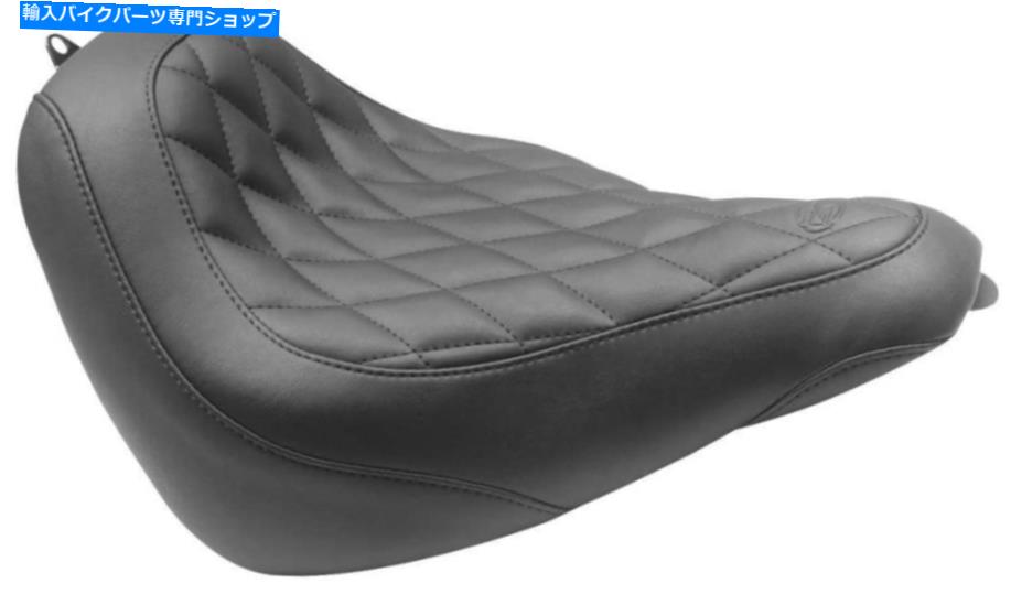 Seats ハーレーストリートボブFXBB 107 2018-2021 83035のマスタングシートダイヤモンドステッチ Mustang Seat Diamond Stitch For Harley Street Bob FXBB 107 2018-2021 83035【並行輸入品】