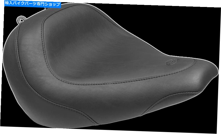 Seats ムスタング75033ワイドトリッパーフロントシート付きバックレストハーレーソフトエイルブレイクアウト18-20 Mustang 75033 Wide Tripper Front Seat w/o Backrest Harley Softail Breakout 18-20【並行輸入品】