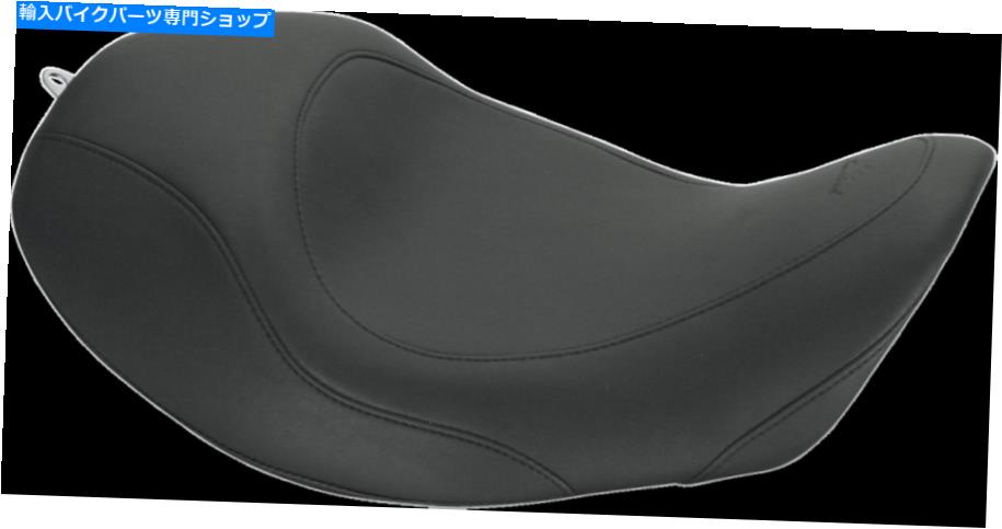 Seats マスタングブラックスムーズワイドトリッパーフォワードソロシート76707 Mustang Black Smooth Wide Tripper Forward Solo Seat 76707【並行輸入品】|Us Custom Parts Shop USDM