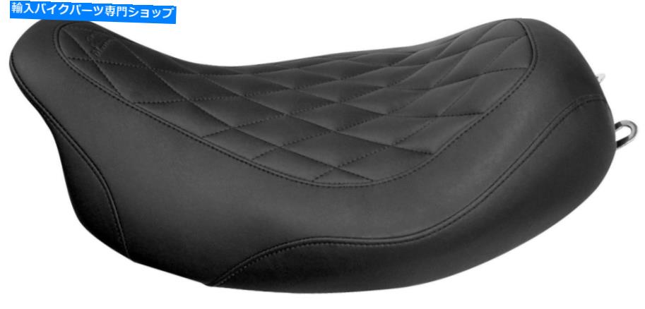 Seats ハーレーFLHTスタンダード2008-2009ワイドトリッパーソロシートダイヤモンドブラックbyマスタング Harley FLHT Standard 2008-2009 Wide Tripper Solo Seat Diamond Black by Mustang【並行輸入品】|Us Custom Parts Shop USDM