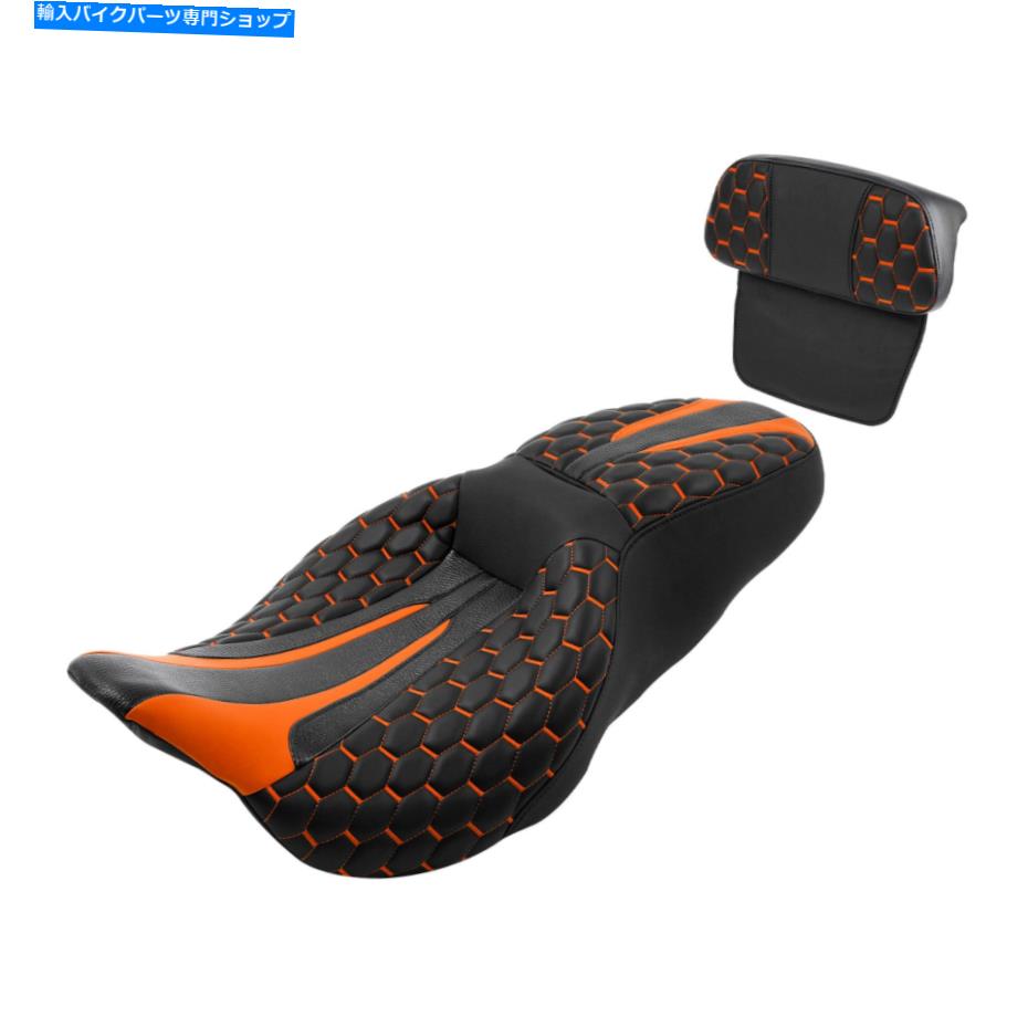 Seats ハーレーツーリングストリートロードグライドに合わせてライダーの助手席バックレストパッド14-22 Rider Passenger Seat Backrest Pad Fit For Harley Touring Street Road Glide 14-22【並行輸入品】｜Us Custom Parts Shop USDM