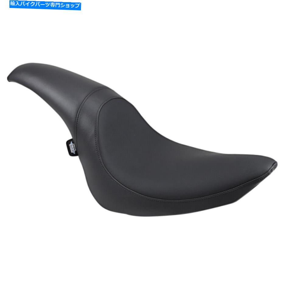 Seats ドラッグスペシャリティプレデター2アップシート - 滑らか-FXST '06 -'10(黒)0802-0926 Drag Specialties Predator 2-Up Seat - Smooth - FXST '06-'10 (Black) 0802-0926【並行輸入品】|Us Custom Parts Shop USDM