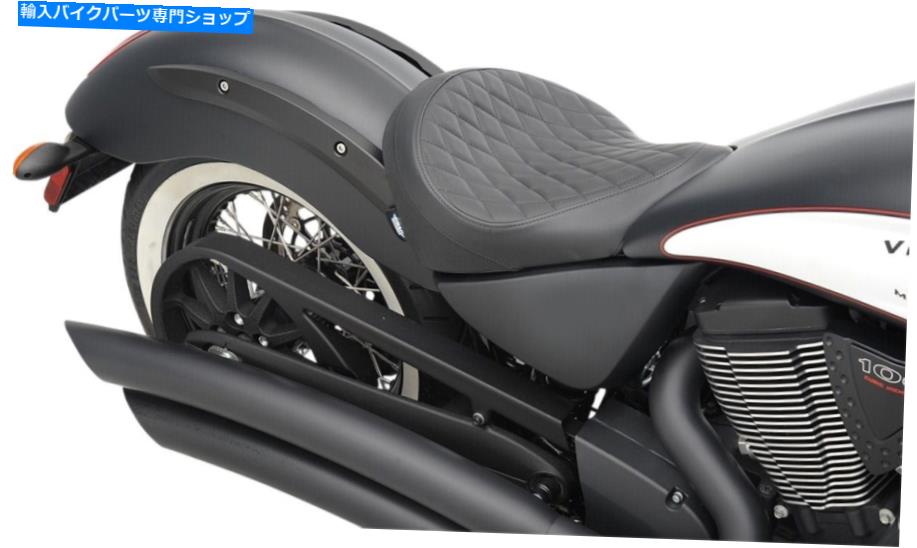 Seats ドラッグスペシャリティ[0810-1601]ロープロファイルソロシートダイヤモンドステッチ Drag Specialties [0810-1601] Low Profile Solo Seat Diamond Stitch【並行輸入品】｜Us Custom Parts Shop USDM