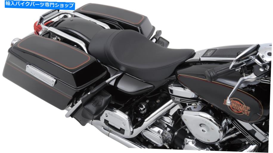 Seats ドラッグスペシャリティスムーズなプロファイルのソロシートは、前向きに配置されています0801-0730 Drag Specialties Smooth Low-Profile Solo Seat with Forward Positioning 0801-0730【並行輸入品】