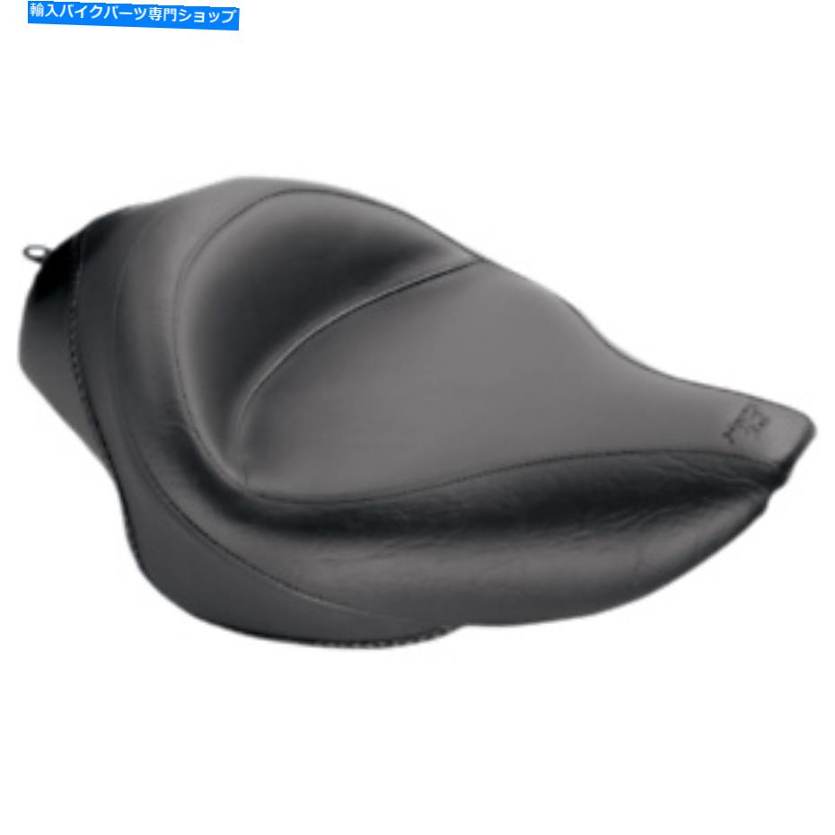 Seats マスタングブラックスムーズワイドビンテージソロシートハーレースポーツスターXL 04-up Mustang Black Smooth Wide Vintage Solo Seat Harley Sportster XL 04-Up【並行輸入品】