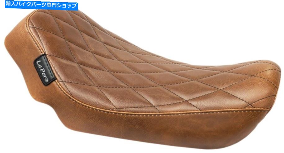 Seats ストリーカーダイヤモンドビニールソロシートブラウンLK-351DMTDVの06-14ハーレーFXDダイナ Streaker Diamond Vinyl Solo Seat Brown LK-351DMTDV For 06-14 Harley FXD Dyna【並行輸入品】|Us Custom Parts Shop USDM