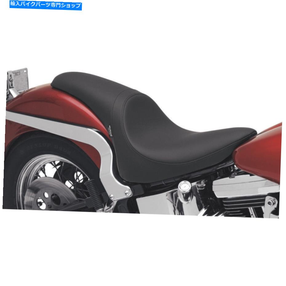 Seats ドラッグスペシャリティハーレーソフトエールモデルの滑らかなビニールプレデターシート1984-1999 Drag Specialties Smooth Vinyl Predator Seat for Harley Softail Models 1984-1999【並行輸入品】