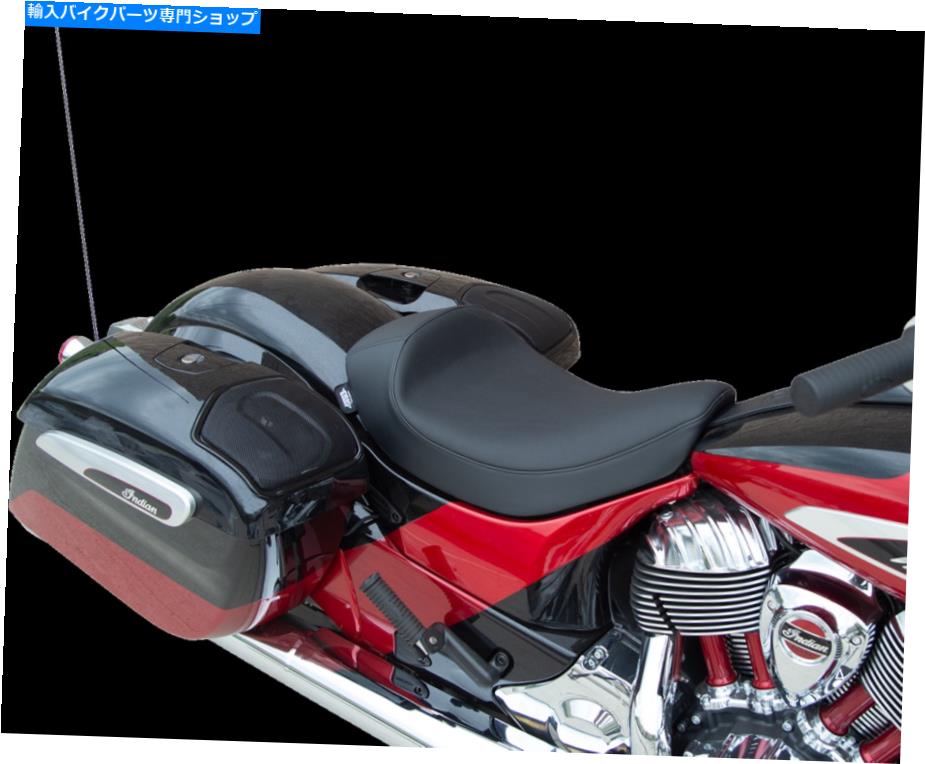 Seats インド族長2014-2021のためのDSブラックビニールスムースソロシート DS Black Vinyl Smooth Solo Seat for Indian Chieftain 2014-2021【並行輸入品】|Us Custom Parts Shop USDM
