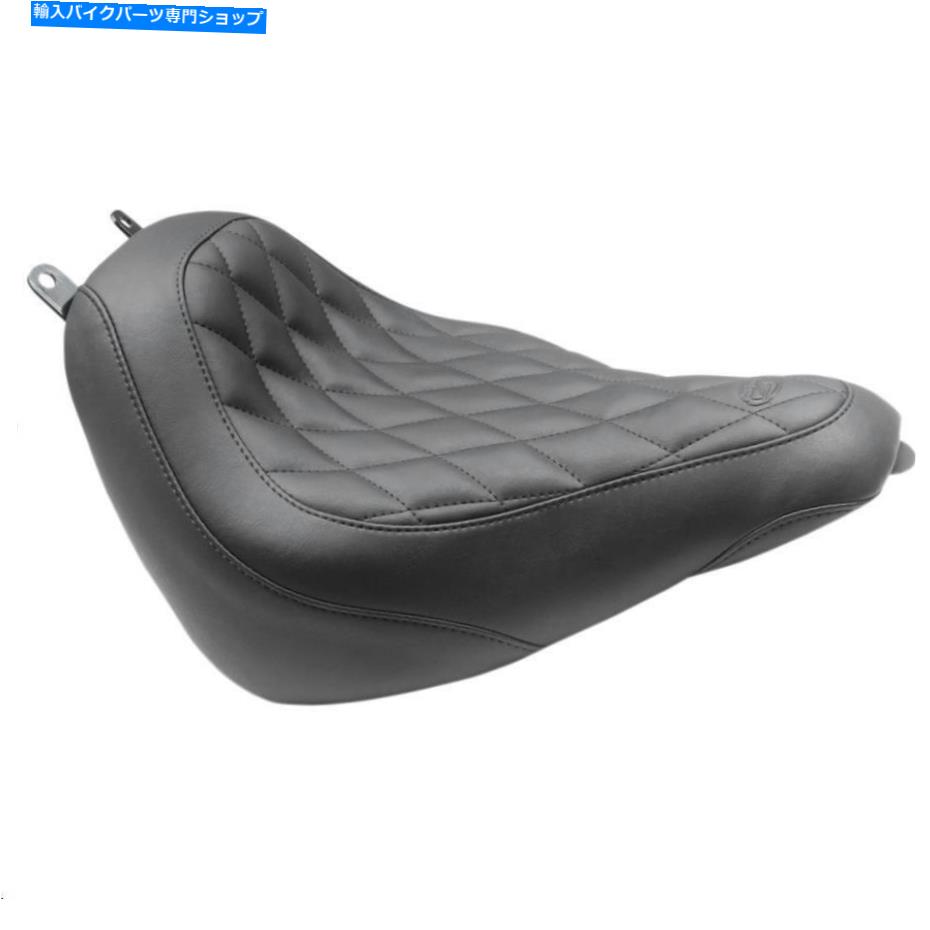 Seats マスタングワイドトリッパーソロシート - ダイヤモンドステッチ - ブラック-83008 Mustang Wide Tripper Solo Seat - Diamond Stitch - Black - 83008【並行輸入品】|Us Custom Parts Shop USDM